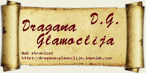 Dragana Glamočlija vizit kartica